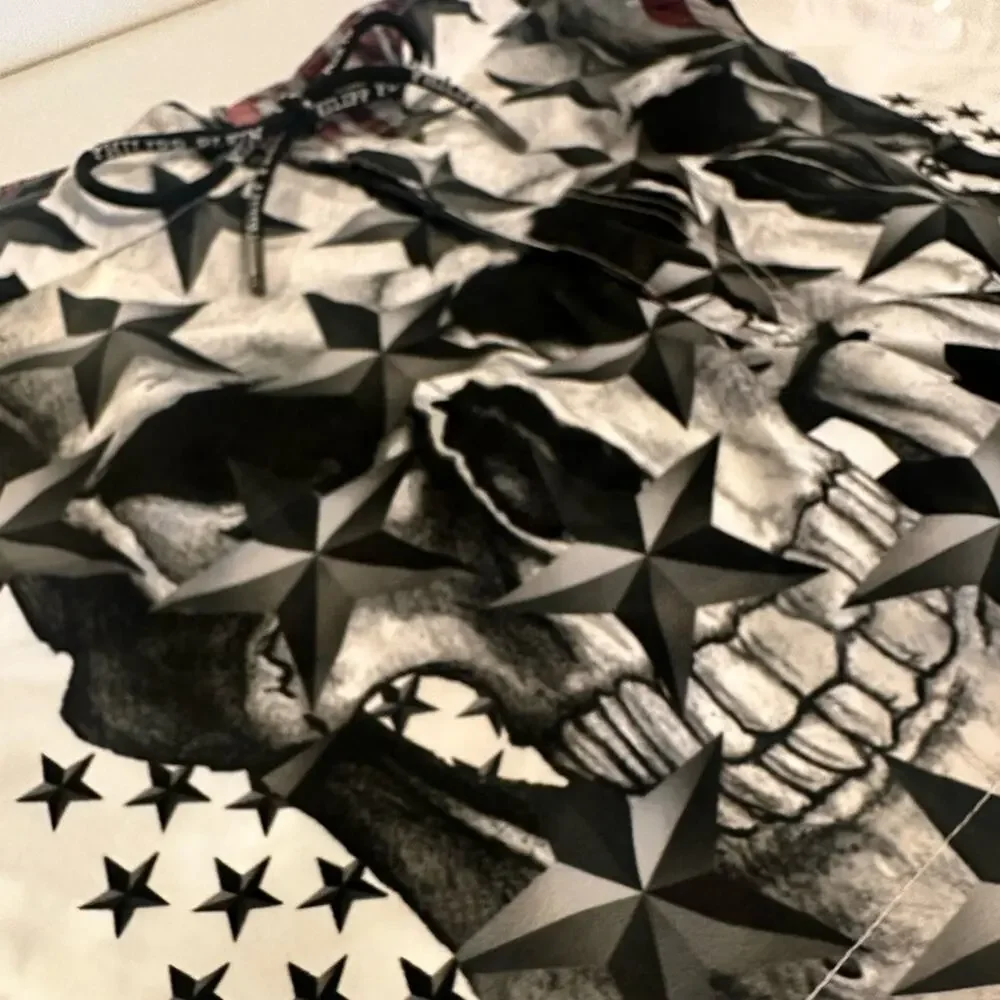 Philipp Pleno Skull Monogram Mens Swimming Shorts Trunks Drawstring Size S-M - Picture 6 of 8